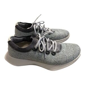 Allbirds Sneakers Men 9M Gray Wool Dasher Mizzle Running Shoes Athletic Comfort